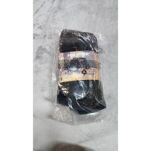 Fox River Large Unisex Black Ultimate Fit Wick Dry Socks 2 Pack NWT